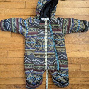Obermeyer baby snowsuit 12M